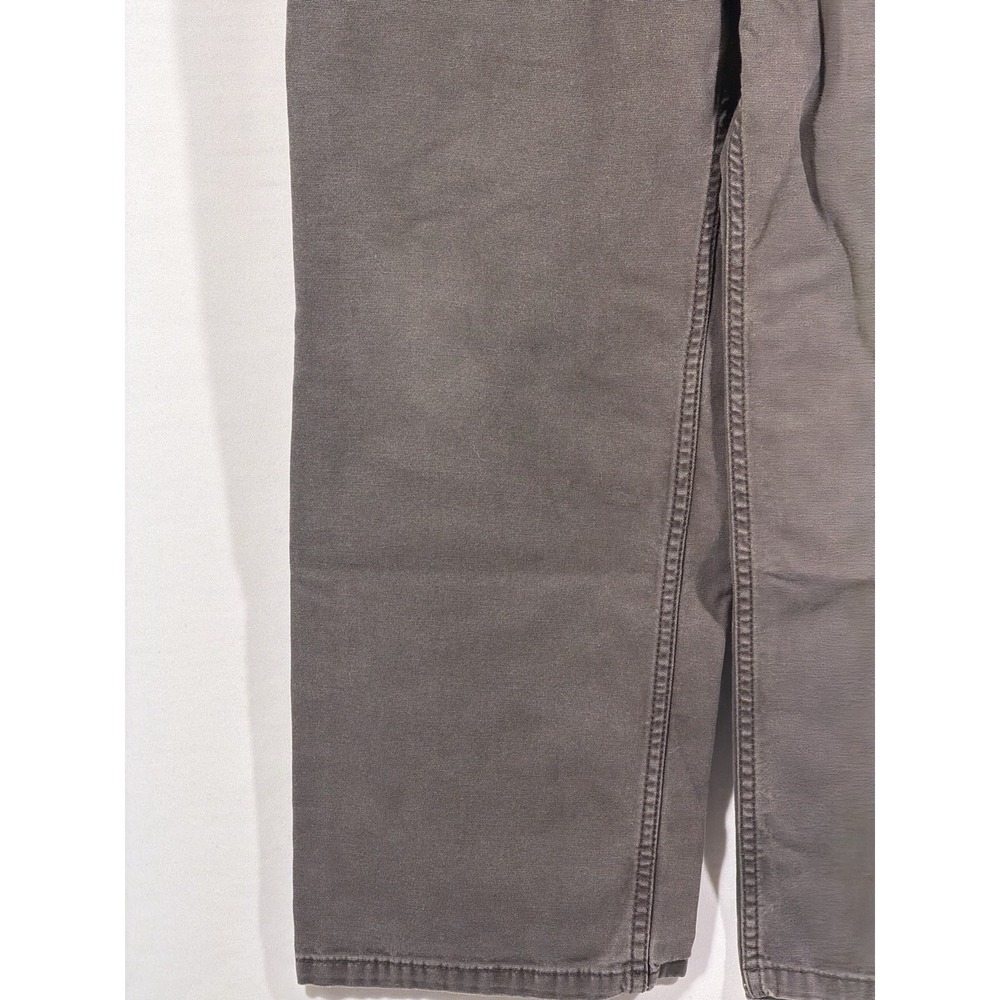 Carhartt Dungaree Work Pants Mens 36x30 Moss Green Canvas Relaxed Fit - Picture 13 of 16